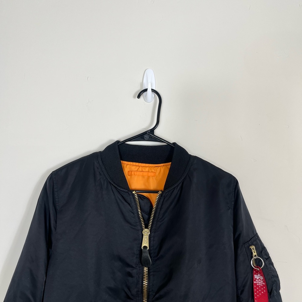 Alpha Industries Bomber Jacket Size S - Picture 7 of 13